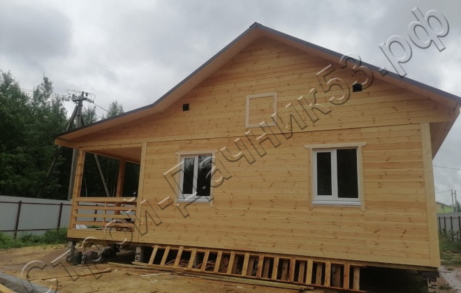 4 Брусовой дом ОД-35, 9.5х9м, 85 М², Московская область, Щелковский район, деревня Вторая Алексеевка (3)